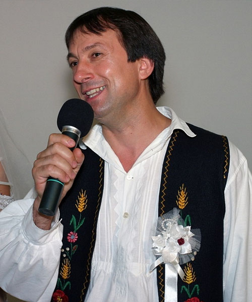 Kakucs Miklós vőfély és ceremóniamester